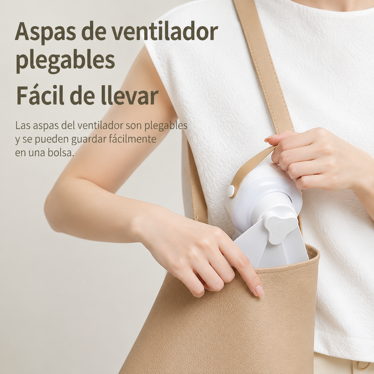 Ventilador LED portátil
