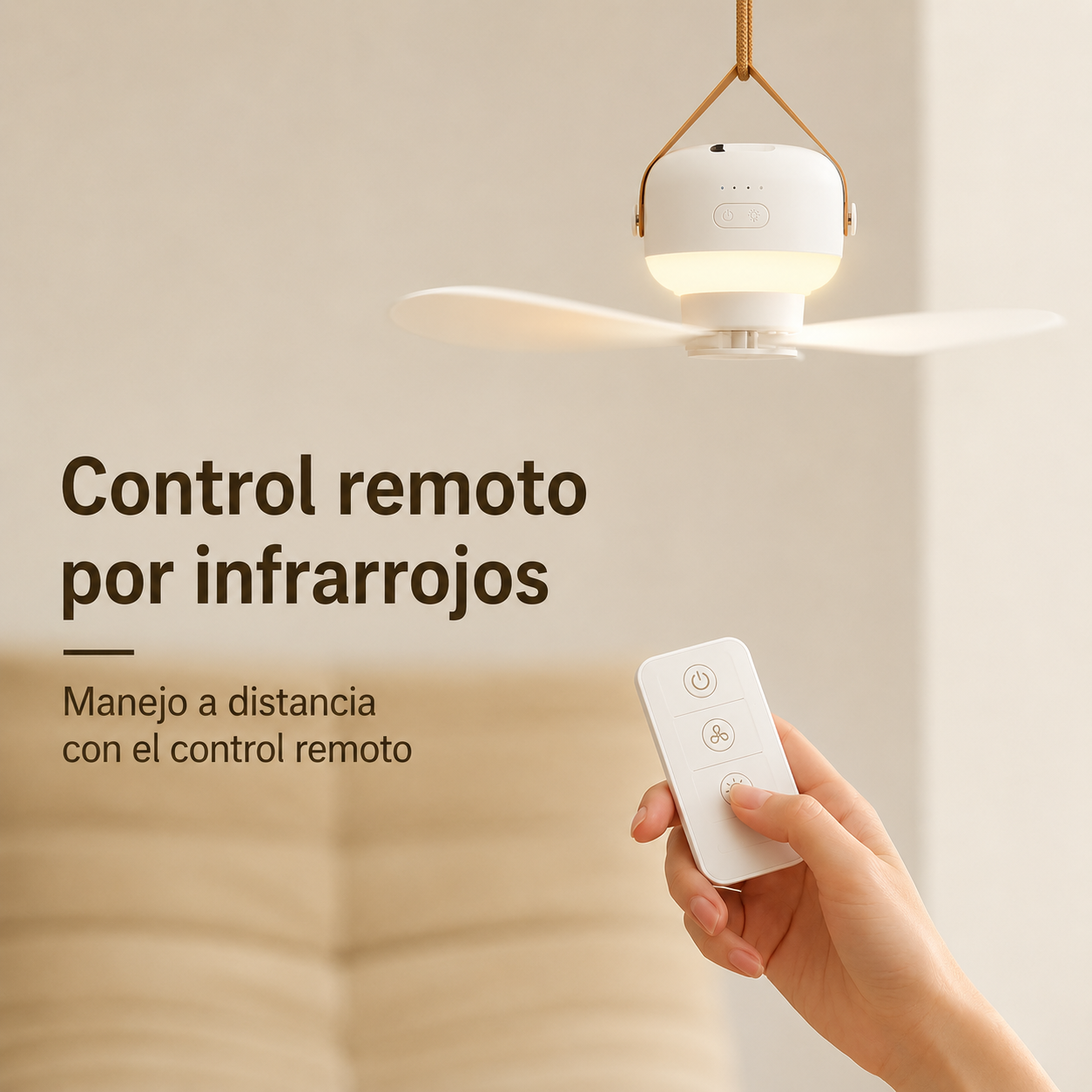 Ventilador LED portátil